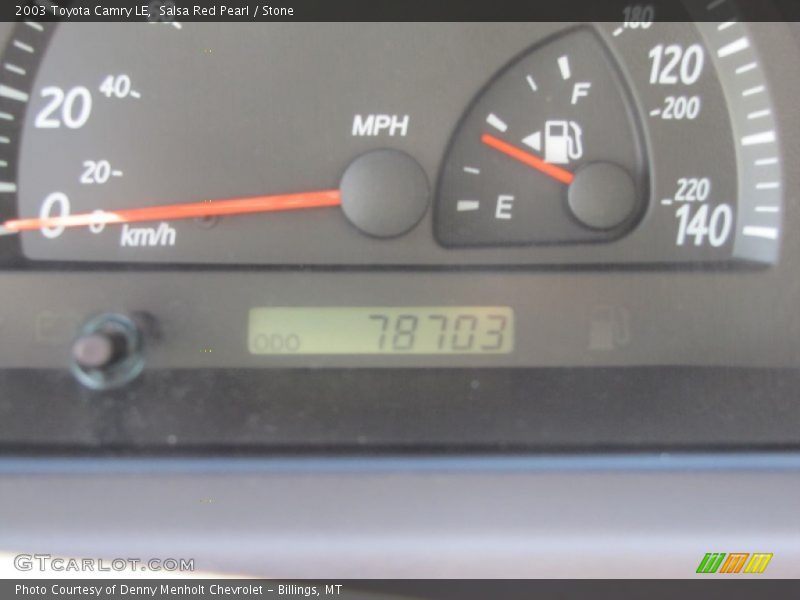 Salsa Red Pearl / Stone 2003 Toyota Camry LE