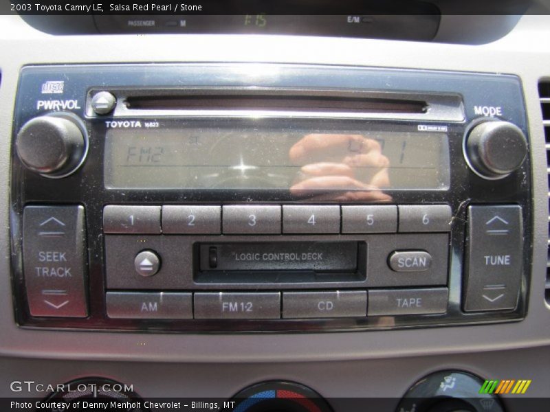 Salsa Red Pearl / Stone 2003 Toyota Camry LE