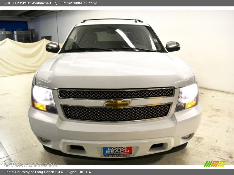 Summit White / Ebony 2008 Chevrolet Avalanche LTZ