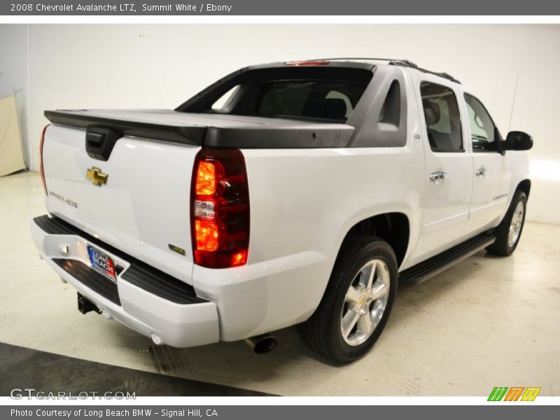 Summit White / Ebony 2008 Chevrolet Avalanche LTZ