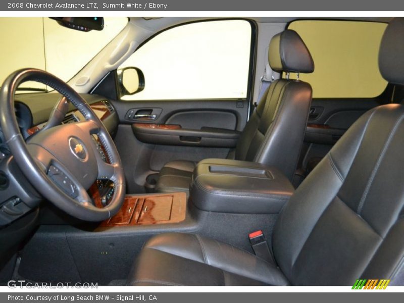  2008 Avalanche LTZ Ebony Interior