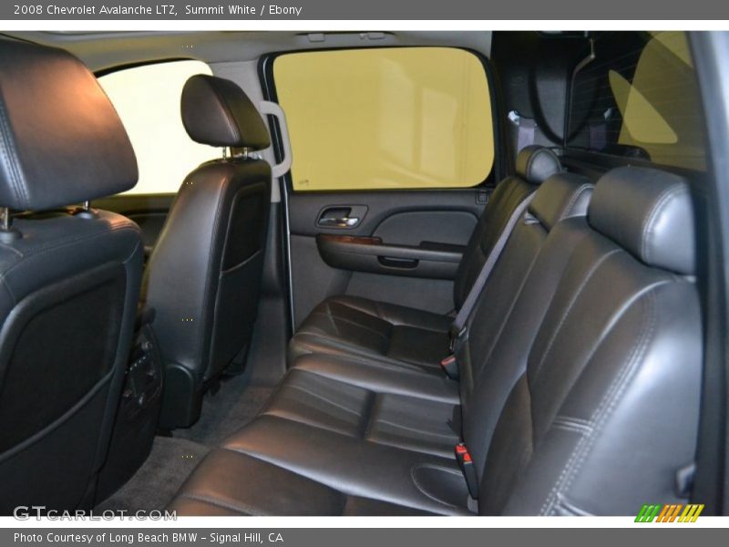 Summit White / Ebony 2008 Chevrolet Avalanche LTZ