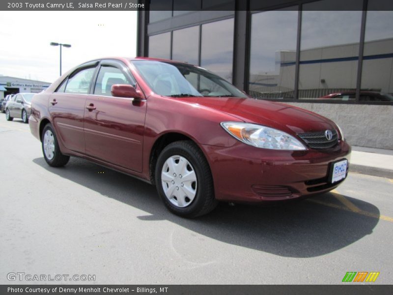 Salsa Red Pearl / Stone 2003 Toyota Camry LE