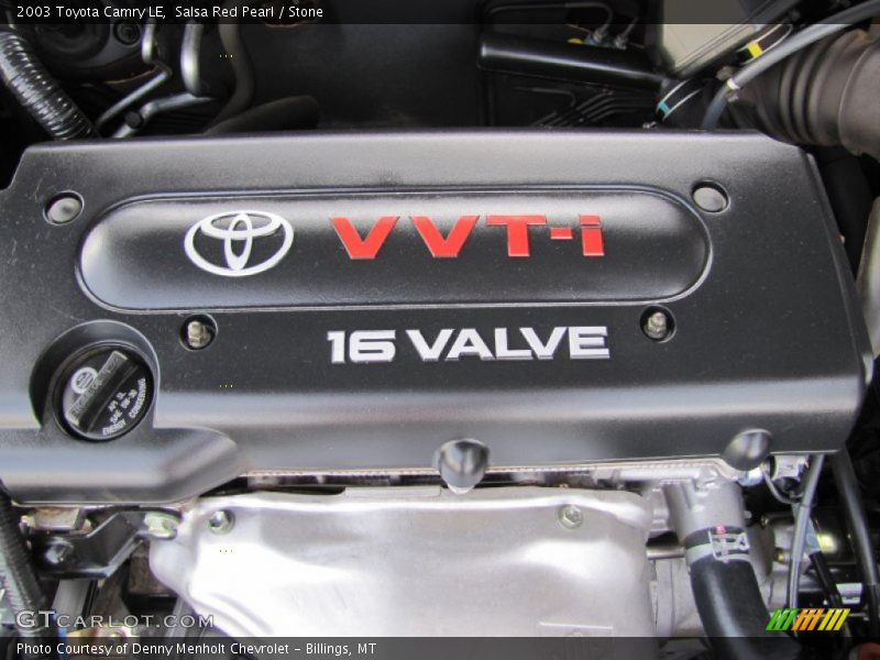 Salsa Red Pearl / Stone 2003 Toyota Camry LE
