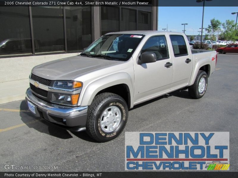 Silver Birch Metallic / Medium Pewter 2006 Chevrolet Colorado Z71 Crew Cab 4x4