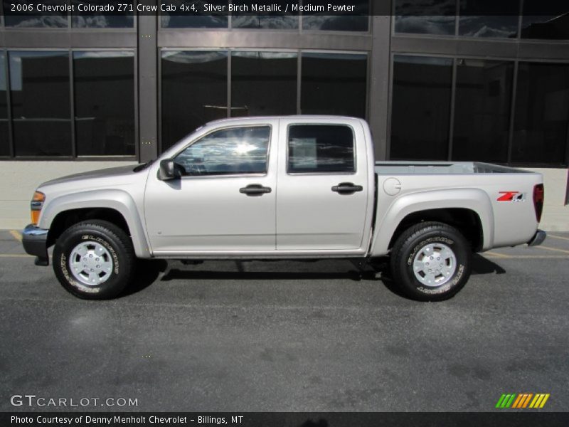 Silver Birch Metallic / Medium Pewter 2006 Chevrolet Colorado Z71 Crew Cab 4x4