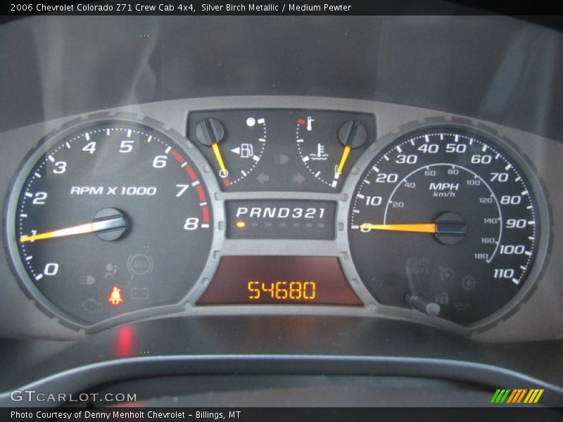 Silver Birch Metallic / Medium Pewter 2006 Chevrolet Colorado Z71 Crew Cab 4x4
