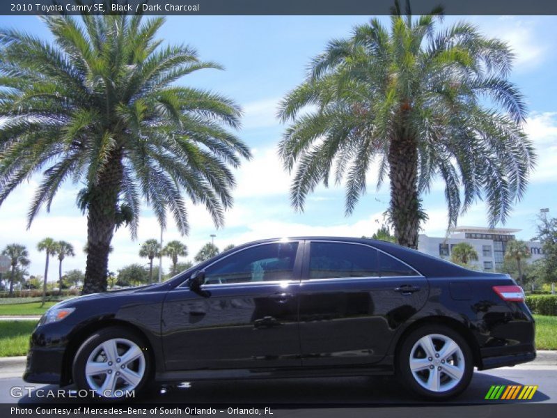 Black / Dark Charcoal 2010 Toyota Camry SE
