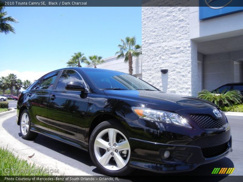 Black / Dark Charcoal 2010 Toyota Camry SE