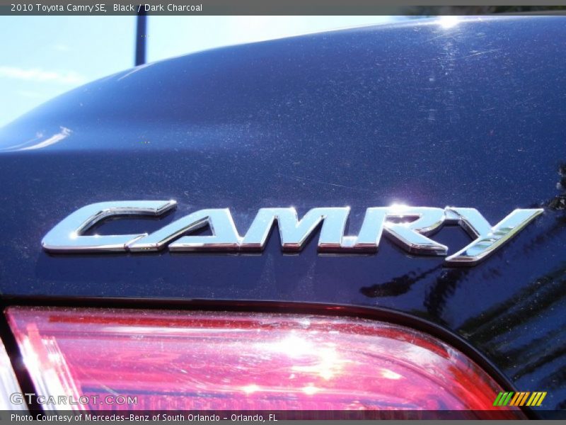 Black / Dark Charcoal 2010 Toyota Camry SE