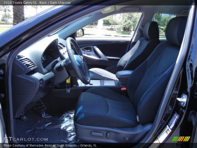 Black / Dark Charcoal 2010 Toyota Camry SE