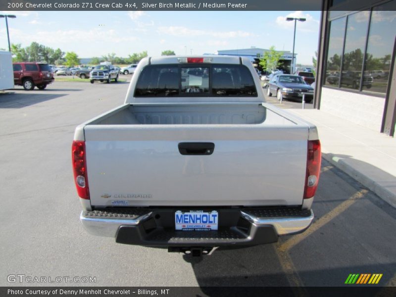 Silver Birch Metallic / Medium Pewter 2006 Chevrolet Colorado Z71 Crew Cab 4x4