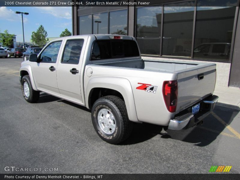 Silver Birch Metallic / Medium Pewter 2006 Chevrolet Colorado Z71 Crew Cab 4x4