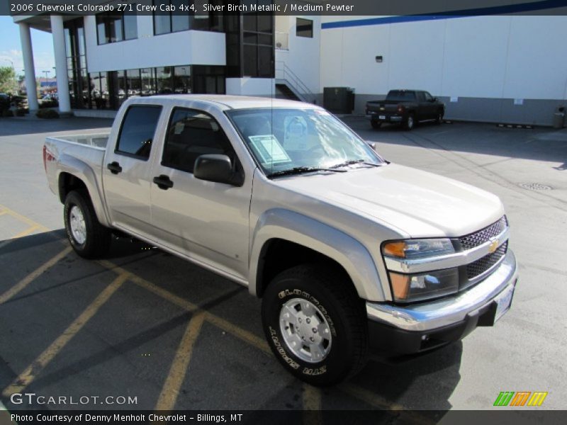 Silver Birch Metallic / Medium Pewter 2006 Chevrolet Colorado Z71 Crew Cab 4x4