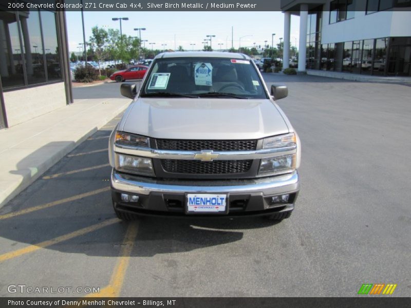 Silver Birch Metallic / Medium Pewter 2006 Chevrolet Colorado Z71 Crew Cab 4x4