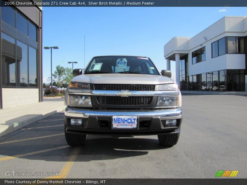 Silver Birch Metallic / Medium Pewter 2006 Chevrolet Colorado Z71 Crew Cab 4x4