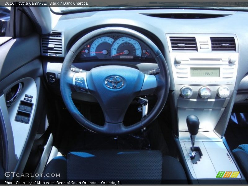 Black / Dark Charcoal 2010 Toyota Camry SE
