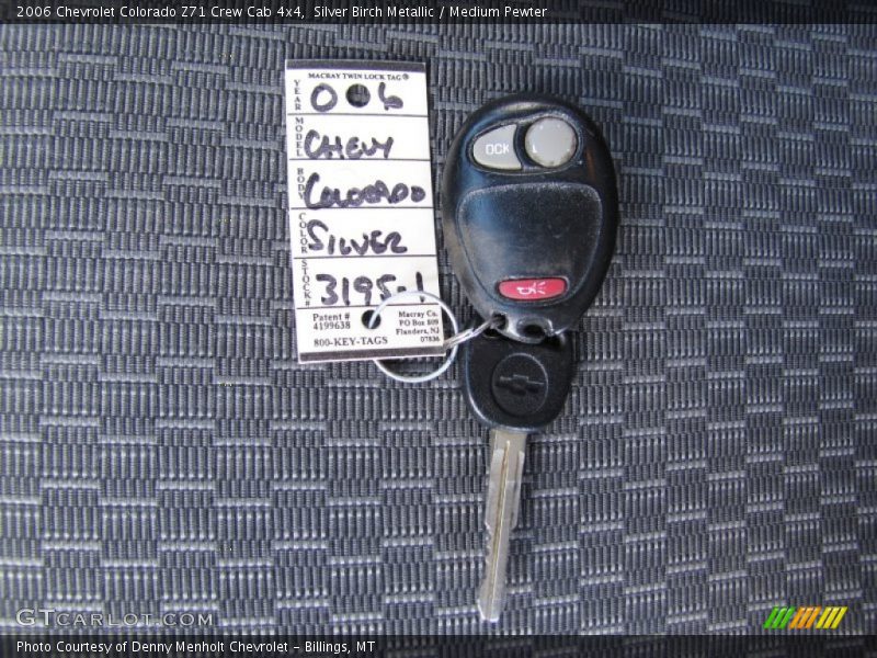 Silver Birch Metallic / Medium Pewter 2006 Chevrolet Colorado Z71 Crew Cab 4x4