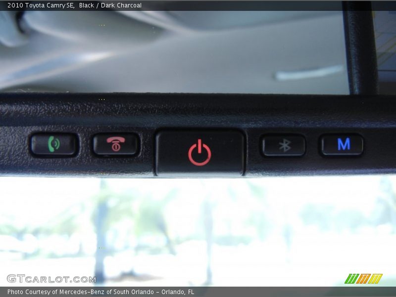 Black / Dark Charcoal 2010 Toyota Camry SE