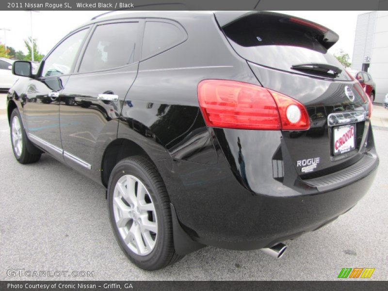 Wicked Black / Black 2011 Nissan Rogue SL