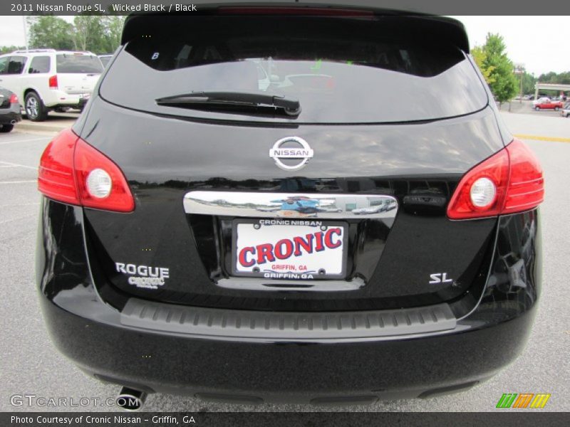 Wicked Black / Black 2011 Nissan Rogue SL