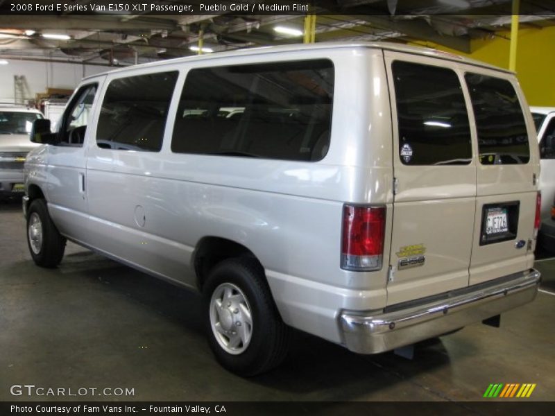 Pueblo Gold / Medium Flint 2008 Ford E Series Van E150 XLT Passenger