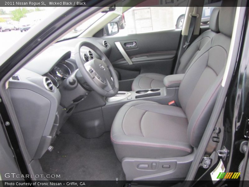 Wicked Black / Black 2011 Nissan Rogue SL