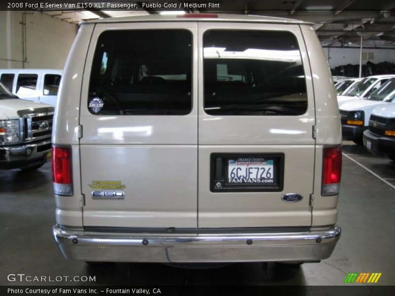 Pueblo Gold / Medium Flint 2008 Ford E Series Van E150 XLT Passenger