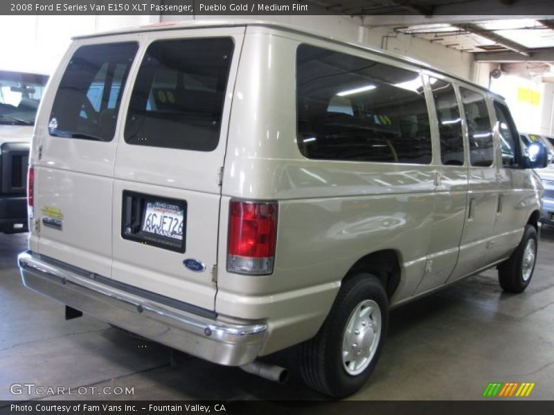 Pueblo Gold / Medium Flint 2008 Ford E Series Van E150 XLT Passenger