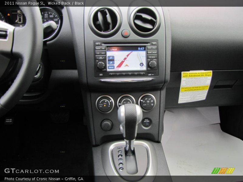 Wicked Black / Black 2011 Nissan Rogue SL