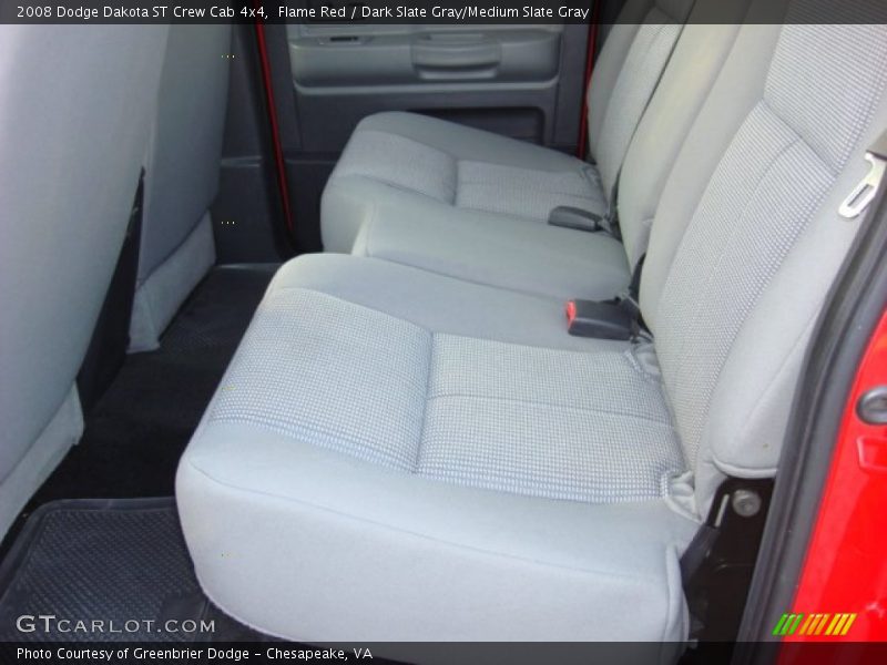Flame Red / Dark Slate Gray/Medium Slate Gray 2008 Dodge Dakota ST Crew Cab 4x4