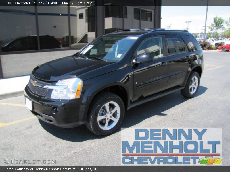 Black / Light Gray 2007 Chevrolet Equinox LT AWD