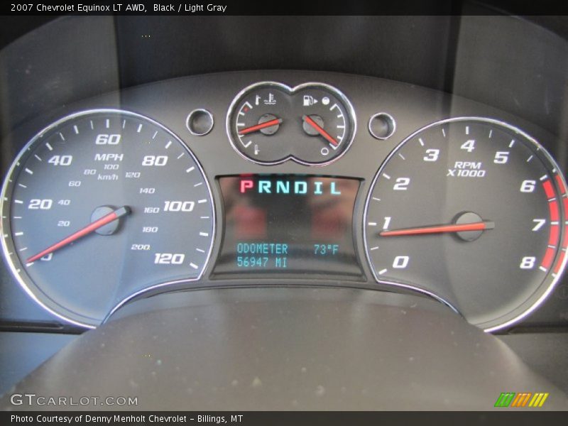 Black / Light Gray 2007 Chevrolet Equinox LT AWD