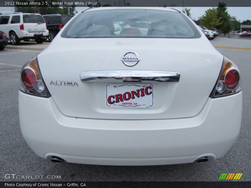 Winter Frost White / Frost 2012 Nissan Altima 2.5