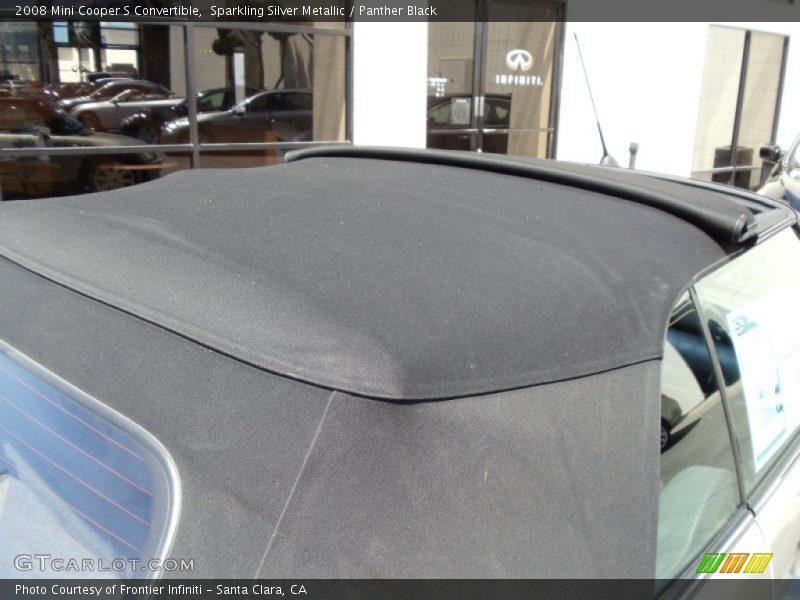 Sparkling Silver Metallic / Panther Black 2008 Mini Cooper S Convertible