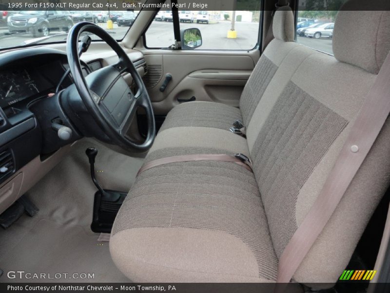  1995 F150 XLT Regular Cab 4x4 Beige Interior