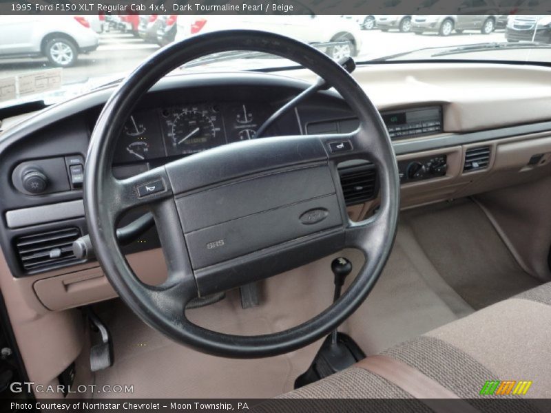  1995 F150 XLT Regular Cab 4x4 Beige Interior