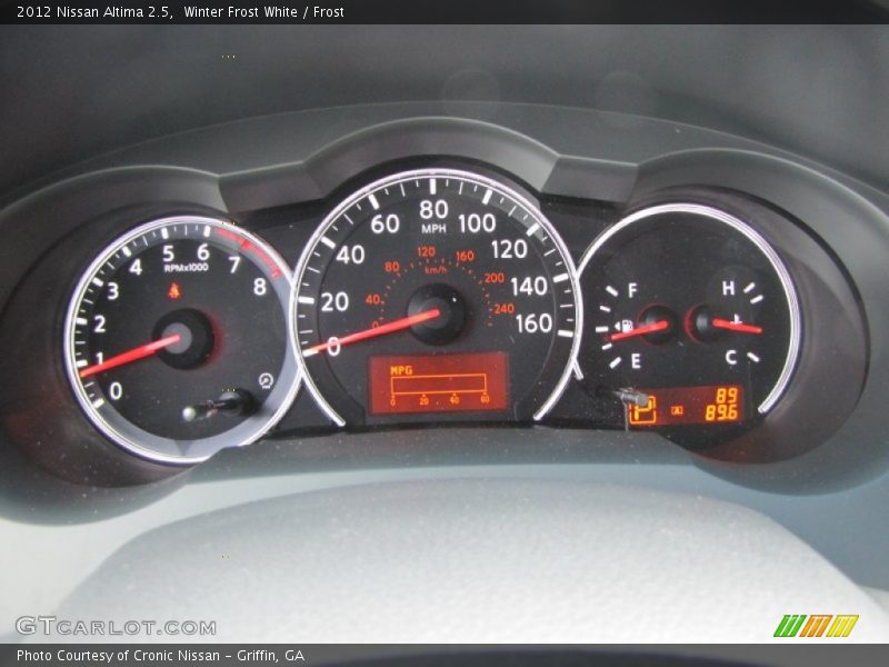  2012 Altima 2.5 2.5 Gauges