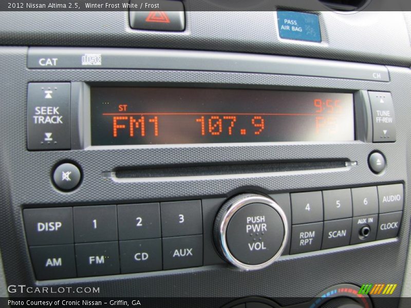 Controls of 2012 Altima 2.5