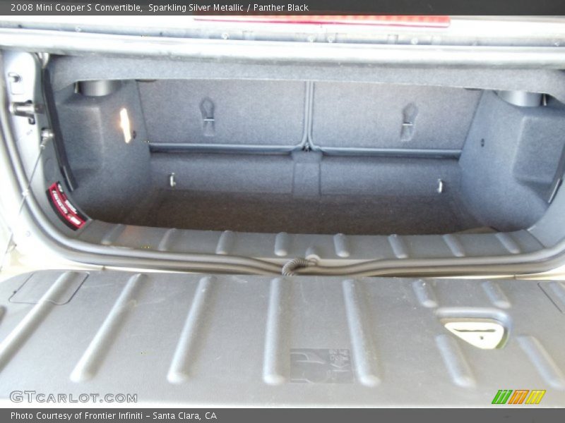 Sparkling Silver Metallic / Panther Black 2008 Mini Cooper S Convertible