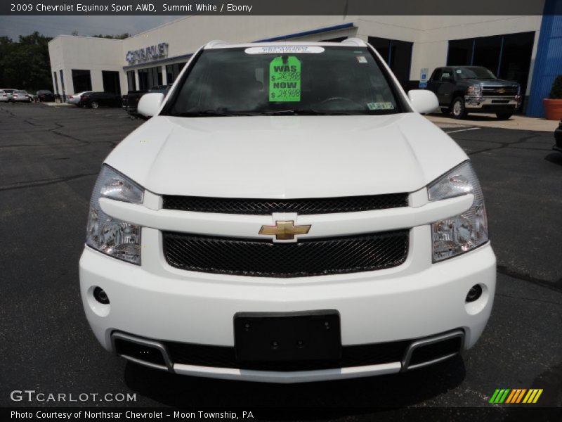 Summit White / Ebony 2009 Chevrolet Equinox Sport AWD