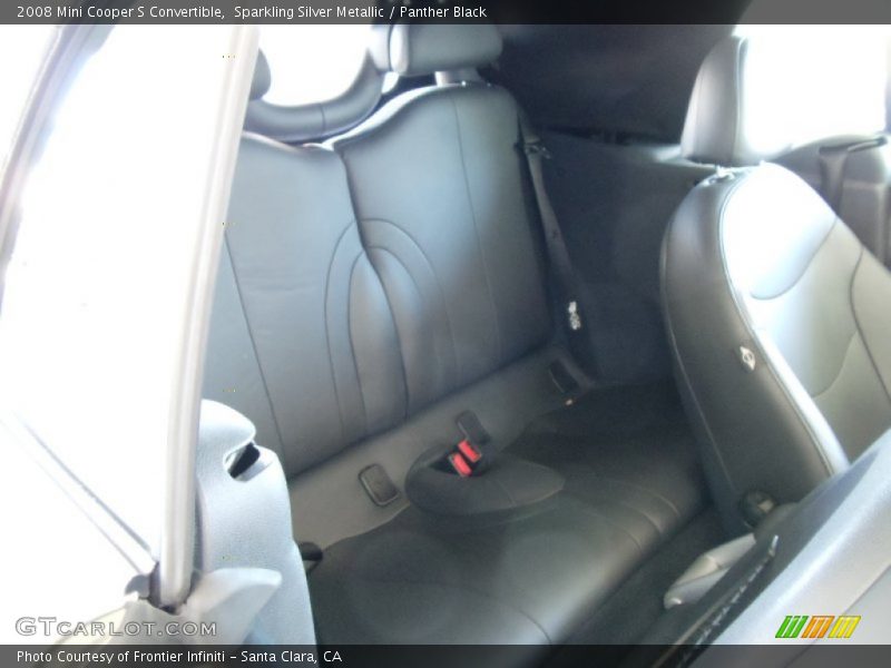 Sparkling Silver Metallic / Panther Black 2008 Mini Cooper S Convertible