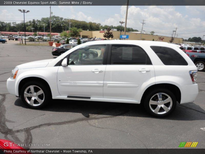 Summit White / Ebony 2009 Chevrolet Equinox Sport AWD