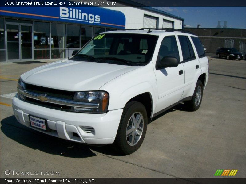 Summit White / Light Gray 2006 Chevrolet TrailBlazer LS 4x4