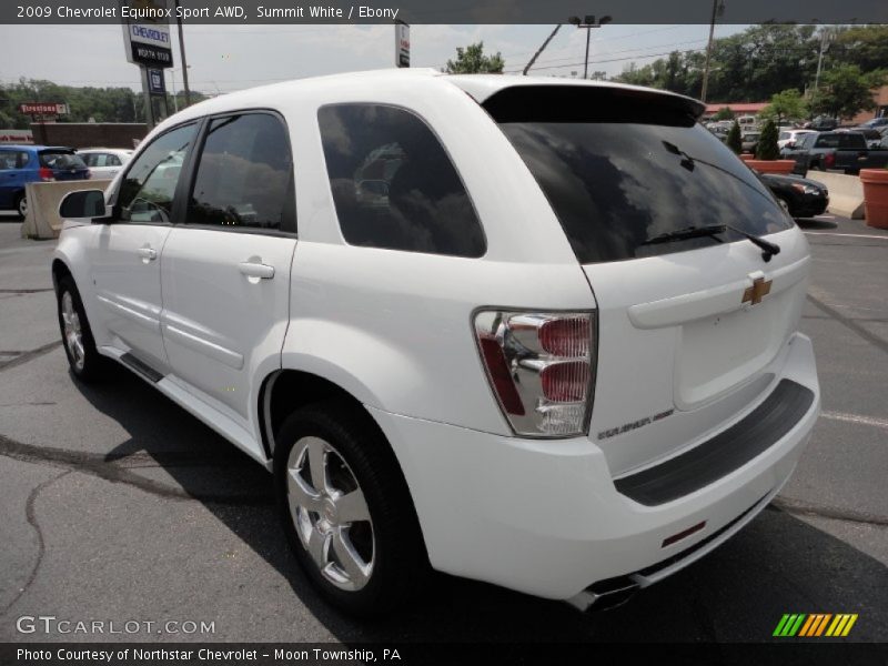 Summit White / Ebony 2009 Chevrolet Equinox Sport AWD