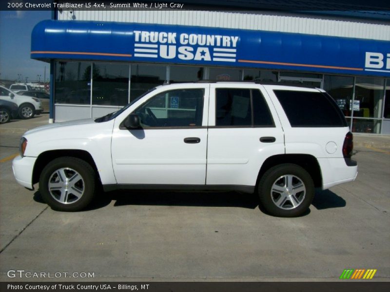 Summit White / Light Gray 2006 Chevrolet TrailBlazer LS 4x4