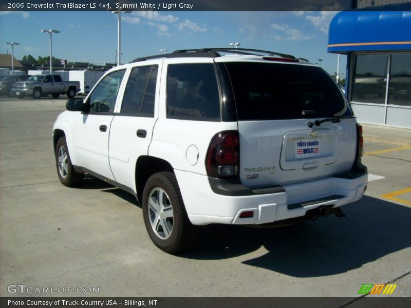 Summit White / Light Gray 2006 Chevrolet TrailBlazer LS 4x4