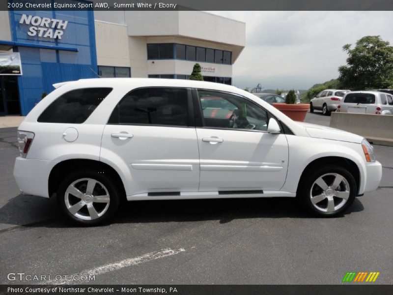 Summit White / Ebony 2009 Chevrolet Equinox Sport AWD