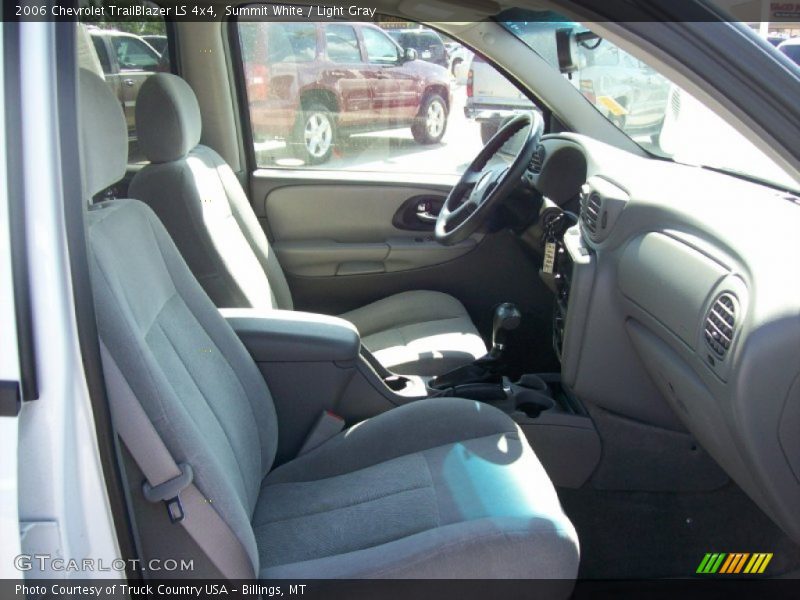 Summit White / Light Gray 2006 Chevrolet TrailBlazer LS 4x4