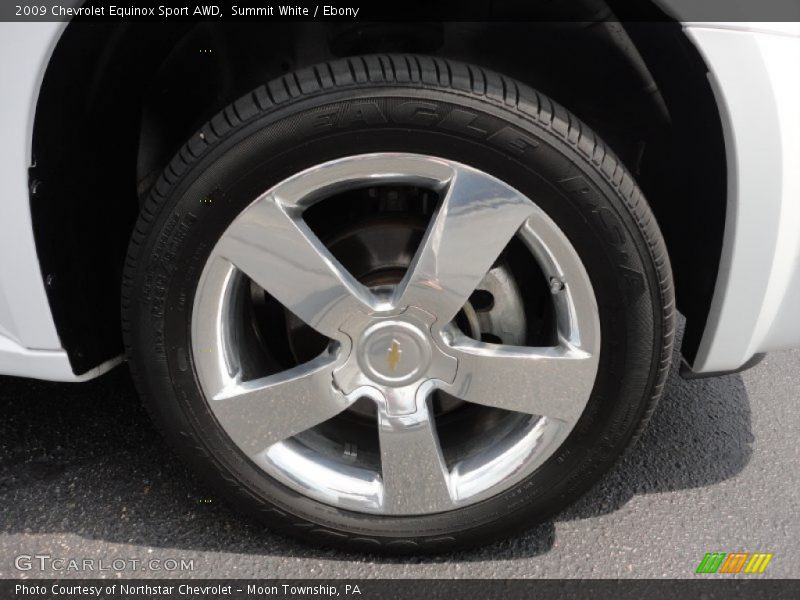 Summit White / Ebony 2009 Chevrolet Equinox Sport AWD